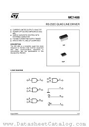 MC1488D1013TR datasheet pdf ST Microelectronics