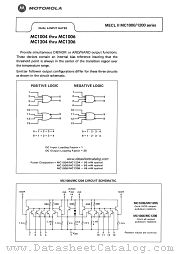 MC1004 datasheet pdf Motorola