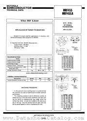 MRF455A datasheet pdf Motorola