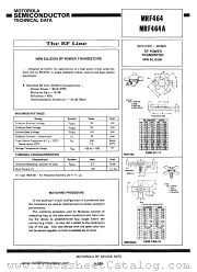 MRF464A datasheet pdf Motorola