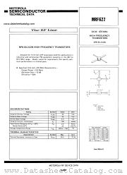 MRF627 datasheet pdf Motorola