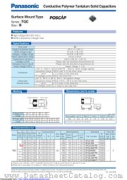 16TQC68MYF datasheet pdf Panasonic