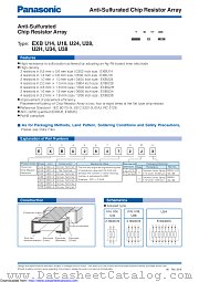 EXBU2H111JV datasheet pdf Panasonic