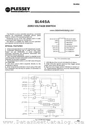 SL445A datasheet pdf PLESSEY Semiconductors