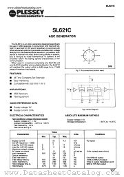 SL621C datasheet pdf PLESSEY Semiconductors