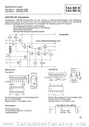 TAA991Q datasheet pdf Siemens
