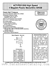 ACT-PS512K8N-010L2I datasheet pdf Aeroflex Circuit Technology