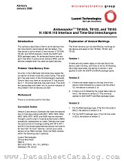 T8100A-SC3-DB datasheet pdf Agere Systems