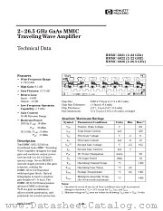 HMMC-5021DC datasheet pdf Agilent (Hewlett-Packard)