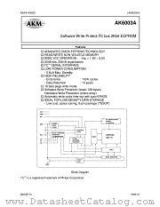 AK6003A datasheet pdf AKM