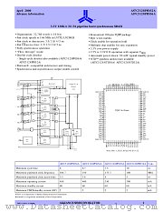 AS7C3128PFD36A-3.8TQC datasheet pdf Alliance Semiconductor