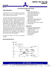 ASM708CUA datasheet pdf Alliance Semiconductor