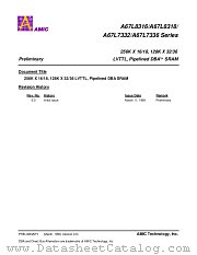 A67L8316E-4.5 datasheet pdf AMIC Technology