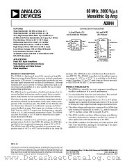 AD844JR-16-REEL7 datasheet pdf Analog Devices