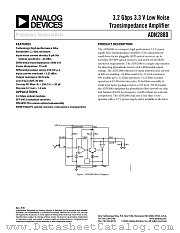 ADN2880XCHIPS-WP datasheet pdf Analog Devices