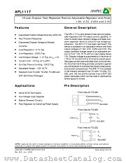 APL1117-33GC-TU datasheet pdf ANPEC Electronics Corporation
