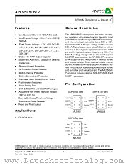 APL5507-B25XI-TR datasheet pdf ANPEC Electronics Corporation
