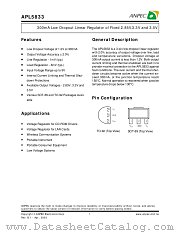 APL5833-DC-TR datasheet pdf ANPEC Electronics Corporation