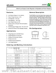APL5885-25DC-TR datasheet pdf ANPEC Electronics Corporation