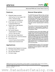 APW7035CKC-TU datasheet pdf ANPEC Electronics Corporation