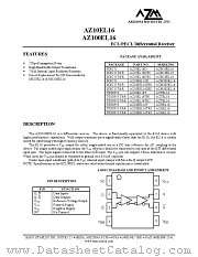 AZ100EL16TR2 datasheet pdf Arizona Microtek