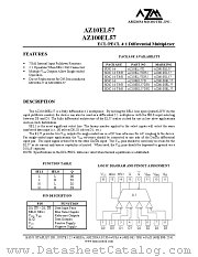 AZ100EL57D datasheet pdf Arizona Microtek