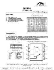 AZ100EL58TR2 datasheet pdf Arizona Microtek