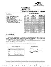 AZ100ELT20DR1 datasheet pdf Arizona Microtek