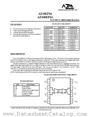 AZ100EP16DR1 datasheet pdf Arizona Microtek