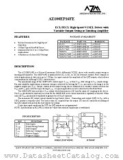 AZ100EP16FETR1 datasheet pdf Arizona Microtek