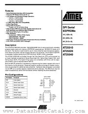 AT25020-10SC datasheet pdf Atmel