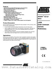 AT71C2LV4010-BA1 datasheet pdf Atmel