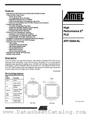 ATF1500AL-20JI datasheet pdf Atmel