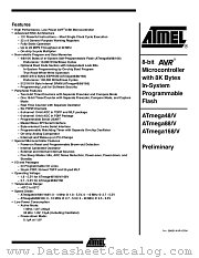 ATMEGA168V-10AI datasheet pdf Atmel