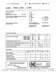 1N4933 datasheet pdf BKC International Electronics