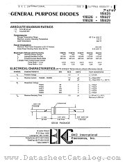 1N625 datasheet pdf BKC International Electronics
