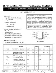 BTA105M2-A_08 datasheet pdf BOPOLARICS