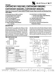 CAT24C162PI-45TE13 datasheet pdf Catalyst Semiconductor