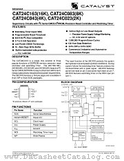 CAT24C083PA-30TE13 datasheet pdf Catalyst Semiconductor