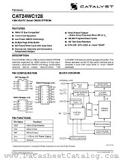 CAT24WC128U14A-TE13 datasheet pdf Catalyst Semiconductor