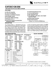 CAT25C256KI-1.8TE13 datasheet pdf Catalyst Semiconductor
