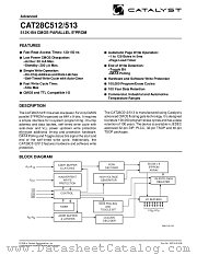 CAT28C512T-15T datasheet pdf Catalyst Semiconductor