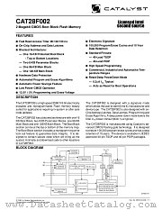 CAT28F002TA-15BT datasheet pdf Catalyst Semiconductor