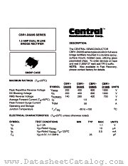 CBR10D060S datasheet pdf Central Semiconductor