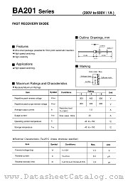 BA201 datasheet pdf COLLMER SEMICONDUCTOR INC
