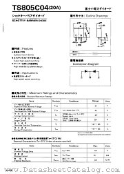 TS805C04 datasheet pdf COLLMER SEMICONDUCTOR INC