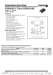 CZRA3019 datasheet pdf Comchip Technology