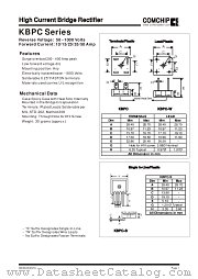 KBPC1010 datasheet pdf Comchip Technology