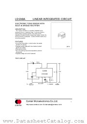 LS1240A datasheet pdf Contek Microelectronics