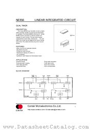 NE556 datasheet pdf Contek Microelectronics